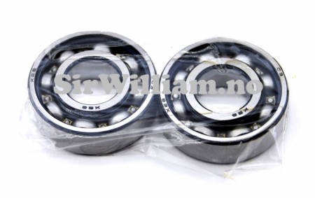 Lagersett, kompressorrotor