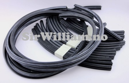 Gummilister, bagasjeskinner, sett