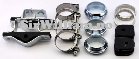 Monteringsett, eksosanlegg, rustfritt