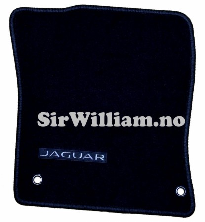 Teppematter, sett, sort