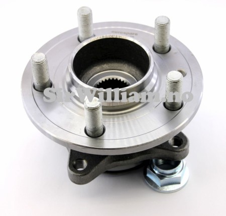 Framhjulslager, med nav