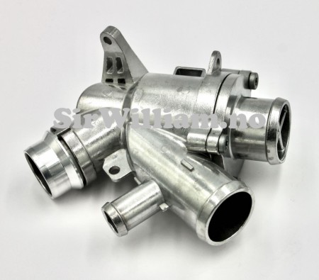 Termostathus med termostat, aluminium