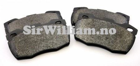 Bremseklosser, sett, fram