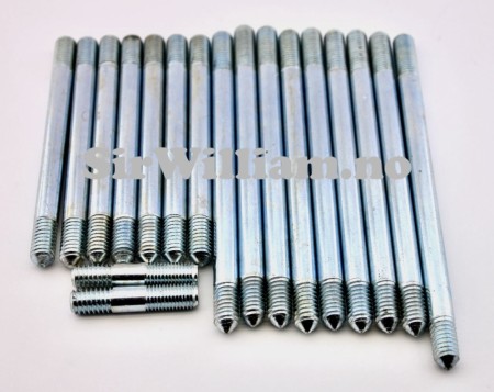 Pinnebolter, sett, innsugsmanifold