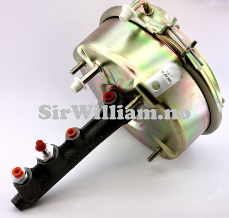 Bremsekraftforsterker med slavesylinder