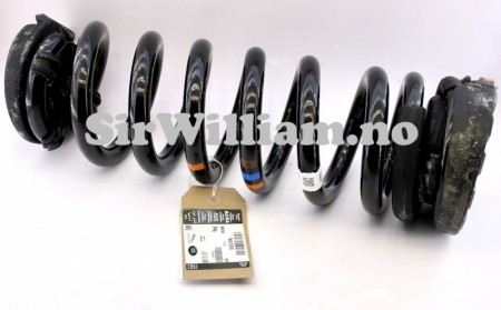 Skruefjør, bak - brun/blå/oransje