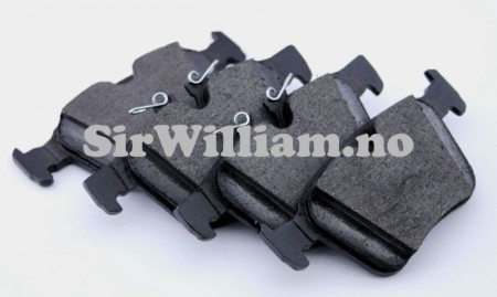 Bremseklosser, sett, bak