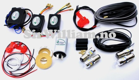 LED oppgradering, XK120 blinklys