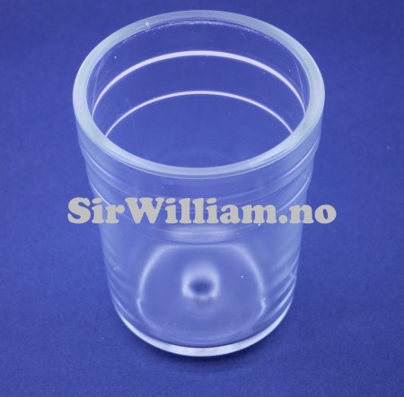 Glasskolbe, bremsevæskebeholder