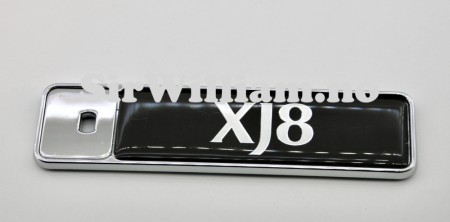 «XJ8» Emblem, bagasjelokk, med nøkkelhull